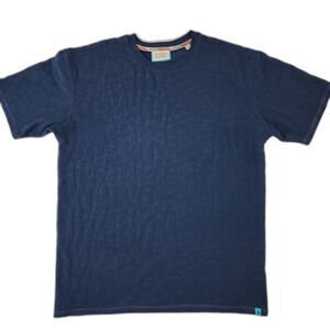 Scotch & Soda Amsterdam Blue Textured T-Shirt Size L